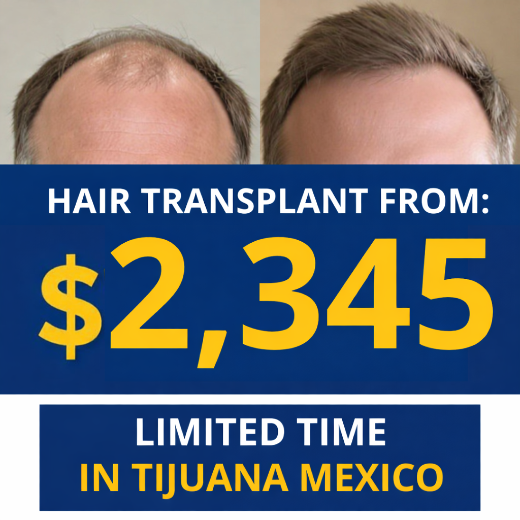 Hair Transplant in Tijuana For Only $2345